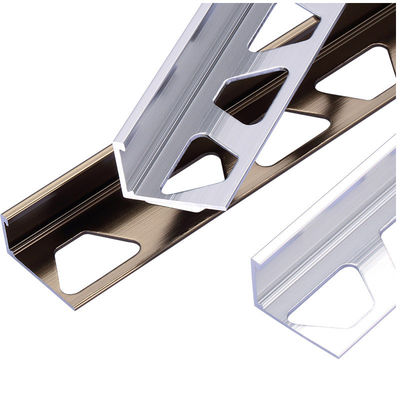 Quadratische Rand-Aluminiumfliesen-Ordnungs-weiße Badezimmer-Fliesen-Metallecken-Ordnung