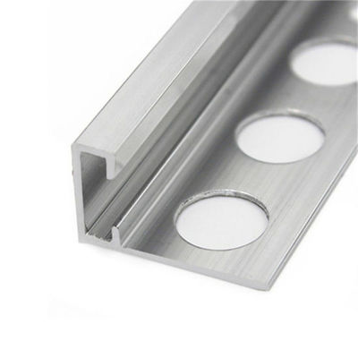Anodisierte Aluminiumübergangs-Streifen-Quadrat-Rand-Fliesen-Ordnungs-Bodenfliese-dünne Aluminiumfolien-Aluminiumrand-Ordnung