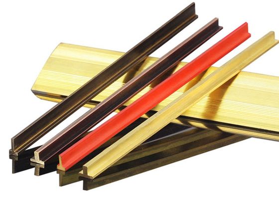 Dekorative Messingordnung des Gold3.0m streift Möbel-Dekoration ab