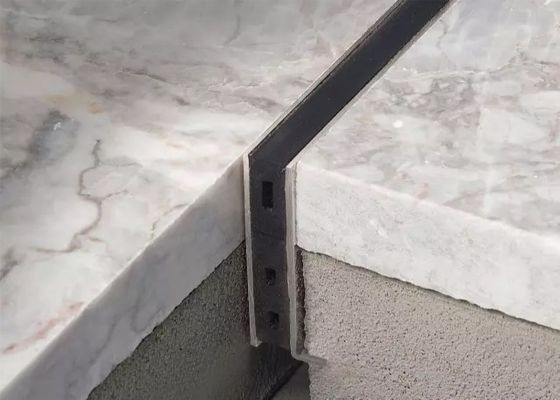 2.5m Aluminiumfliesen-Ordnungs-Finierstreifen-Fliesen-Rand-Ordnung für Bretterboden