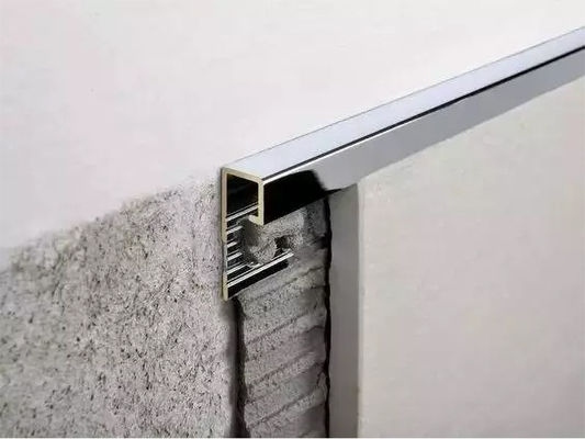 Aluminiumlegierungs-Fliesen-Rand-Ordnungs-Metallfinierstreifenwand-Fliesendekoration