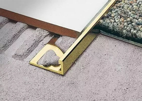 Aluminiumlegierungs-Verdrängungs-Profil-Ecken-Rand-Fliesen-Ordnungs-Streifen