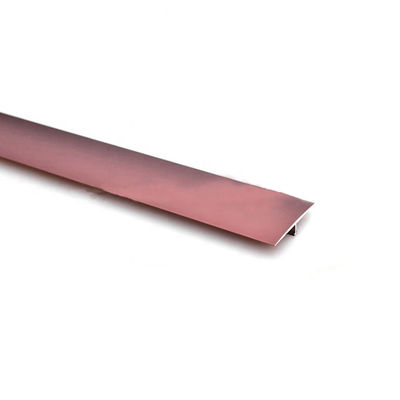 T formen Aluminiumübergangs-Streifen für Fliesen-Ordnung zwischen Holzfußboden