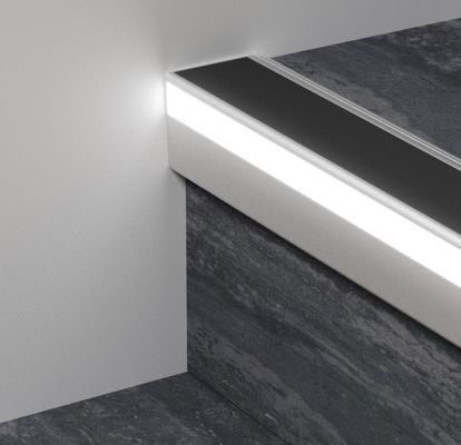 Aluminium-LED Profile des Treppen-Antibeleg-