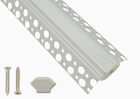 Vertieftes Aluminium-LED-Profil für geführte Streifen-Beleuchtung mit Sprengring