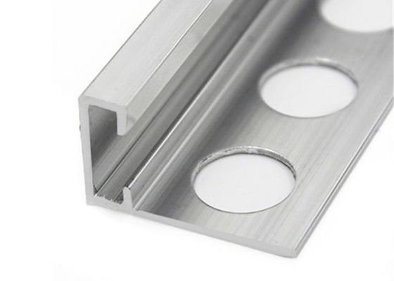 Aluminiumlegierungs-Metallfliese trimmt Innenausstattungs-Quadrat-Fliesen-Rand-Ecken-Zutat