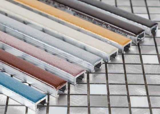 Aluminiumprofil-Keramikziegel-Ecken-Rand-Fertigungsordnungs-Fabrik-Gewohnheit