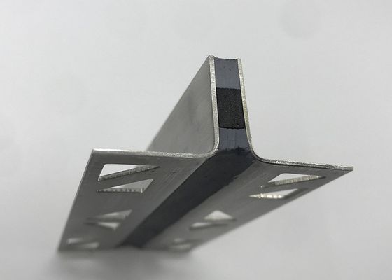 Aluminiumabdeckleiste-Metalldehnfuge-Bewegungsfuge-Steinplatte-Übergang
