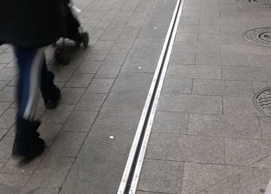 Edelstahl-Fliesen-Zusatz-flexible Edelstahl-Boden-Bewegungsfugen