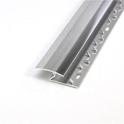 Teppich-Ordnungs-Rand silberner Aluminiumder z-Abschnitt-Aluminiumteppich-Ordnungs-15mm