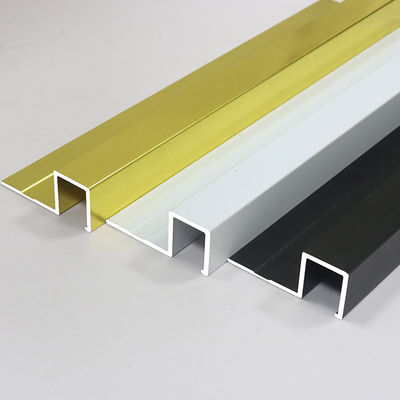 12mm dekorative Metallprofil-Wand-Keramikziegel außerhalb Eckrand-der Aluminiumfliesen-Ordnung