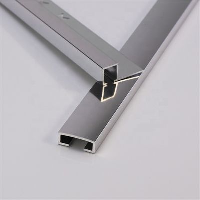 25mm polierte Aluminiumfliesen-Ordnung Aluminiumeckfliesen-Ordnung