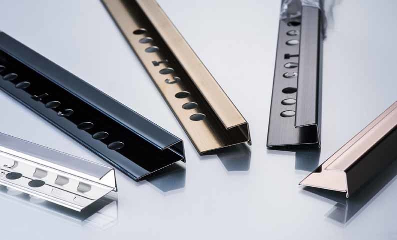 Innerhalb Eckedelstahl-Metallbullnose Grenzrand-Ordnung 2.5m