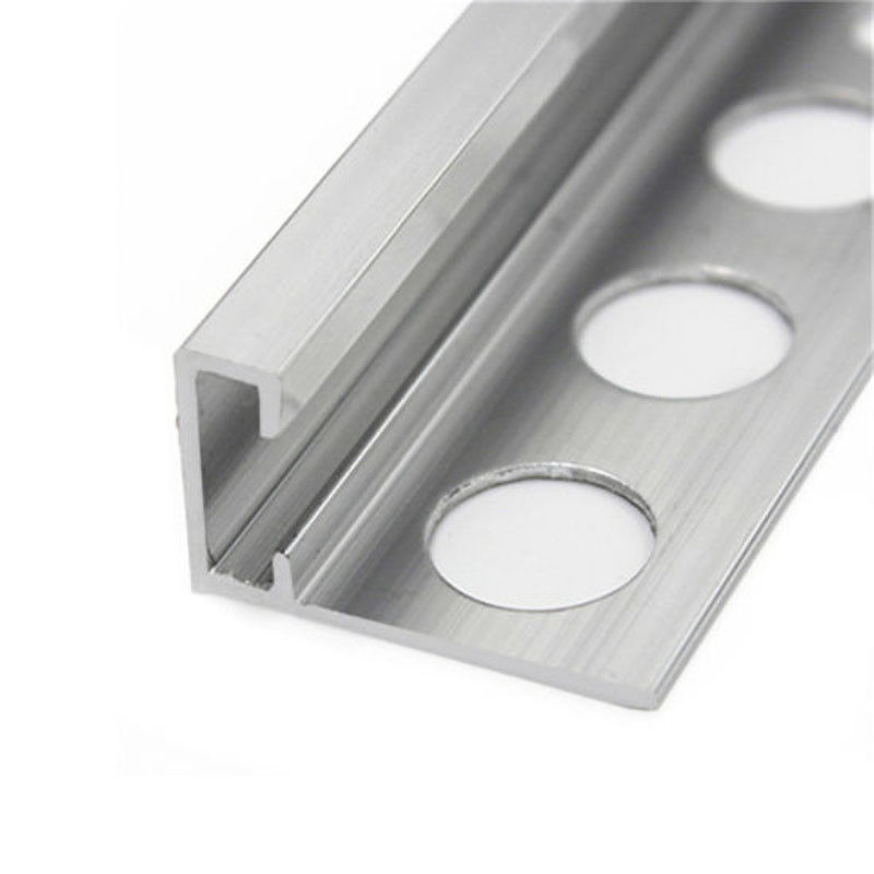 Anodisierte Aluminiumübergangs-Streifen-Quadrat-Rand-Fliesen-Ordnungs-Bodenfliese-dünne Aluminiumfolien-Aluminiumrand-Ordnung