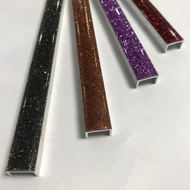 Quadratischer Rand-Ordnungs-Badezimmer-Aluminiumboden ringsum Rand-Fliesen-Ordnung