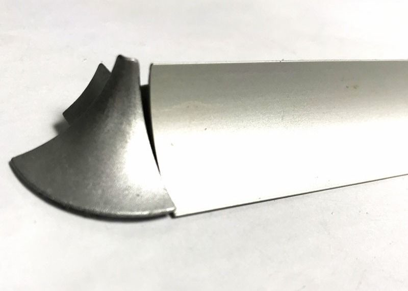 Aluminiummetallquadrat-Rand-Fliesen-Ordnung anodisierte Badezimmer-Fliesen-Rand-Ordnung