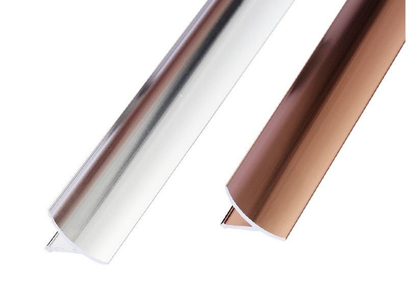 Aluminiummetallquadrat-Rand-Fliesen-Ordnung anodisierte Badezimmer-Fliesen-Rand-Ordnung