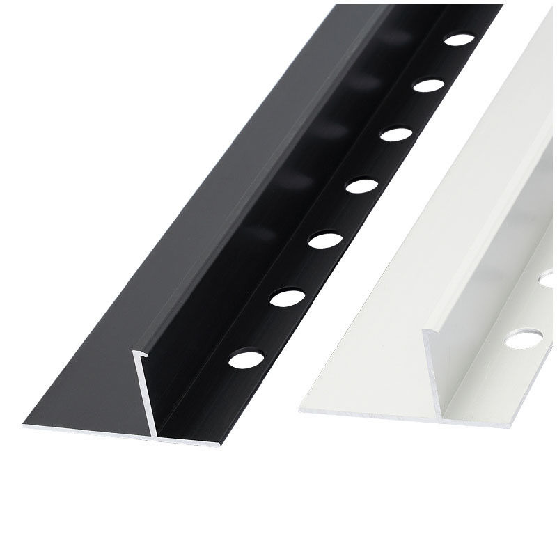 Aluminiumfliesen-Ordnungs-Profile skiritng Brett Bullnose Rand-Fliesen-Ordnungs-Duschfliesen-Metallrand