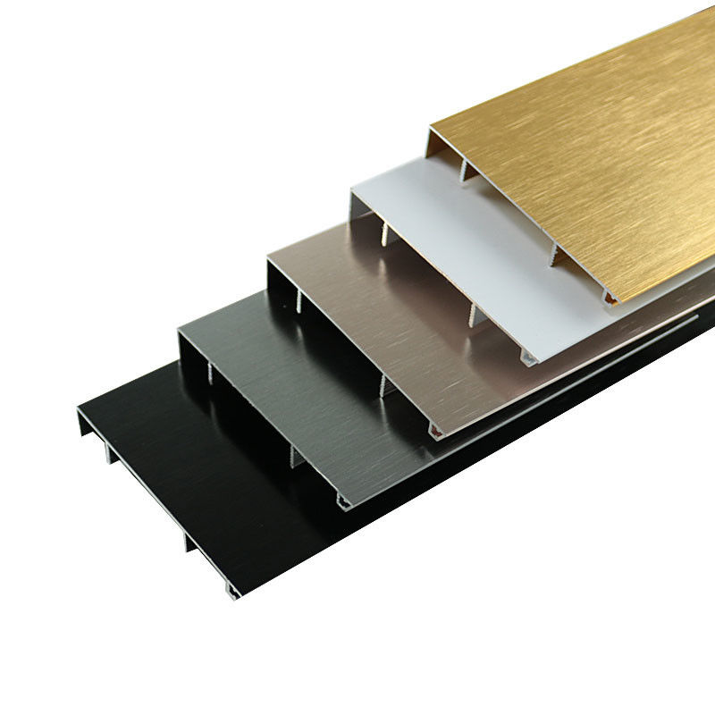 Aluminiumverdrängungs-Profil-Fussleiste-Aluminiumschritt-Rand-Ordnung 2.5m