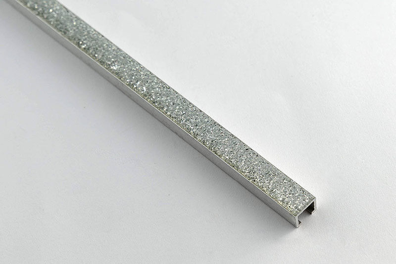 Der Aluminiumlegierungsverdrängungsboden/die Fliesenzielliniebügelordnungen