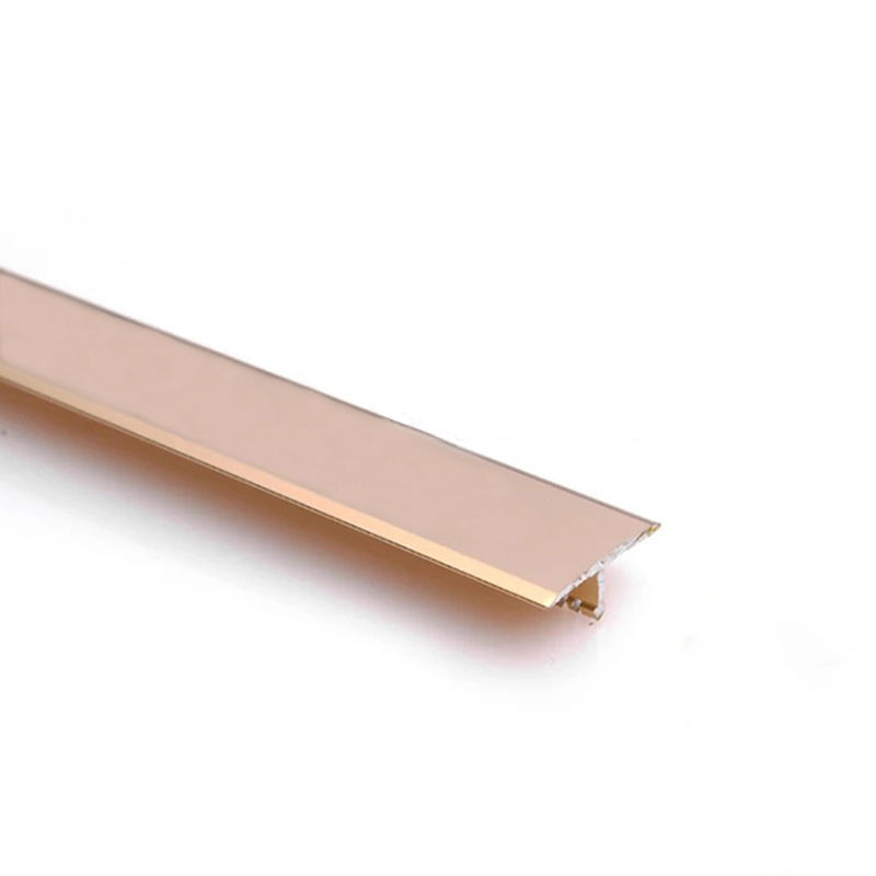 T formen Aluminiumübergangs-Streifen für Fliesen-Ordnung zwischen Holzfußboden