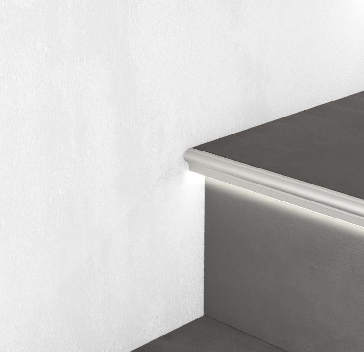 Aluminium-LED Profile des Treppen-Antibeleg-