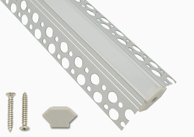 Vertieftes Aluminium-LED-Profil für geführte Streifen-Beleuchtung mit Sprengring