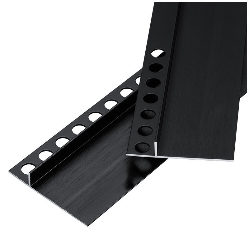 Wasserdichter Küchen-Aluminiumfussleiste-Boden-dekorative Wand-Fußleiste