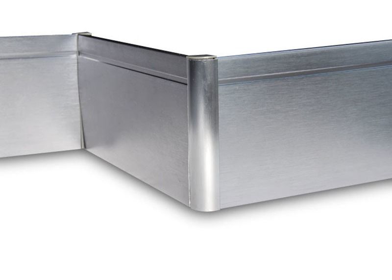 Anodisierte wasserdichte Fussleiste-Wand, die Schutz-Dekoration umsäumt