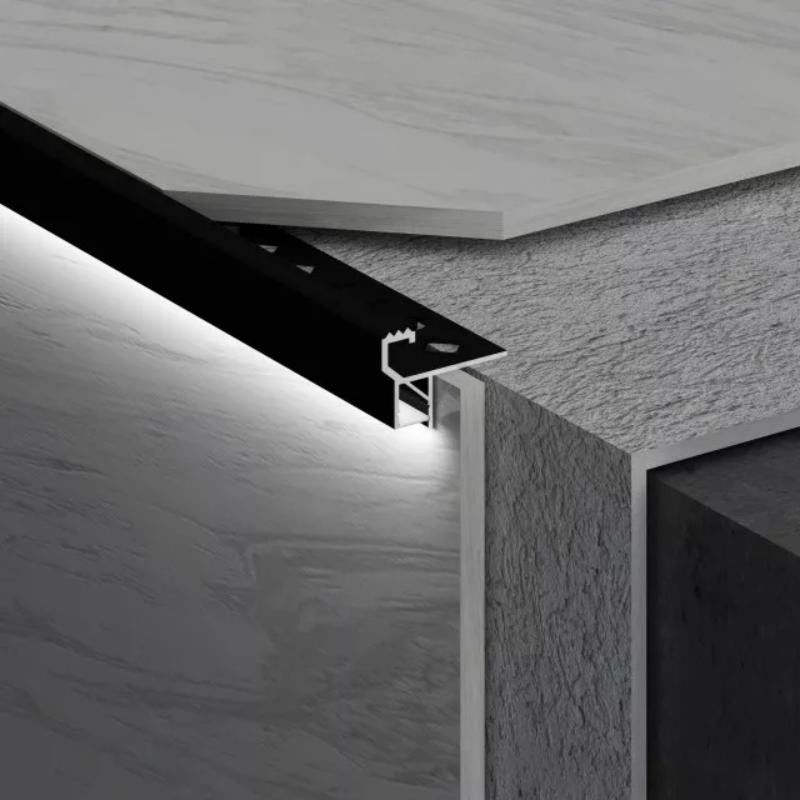 Aluminiumlegierungs-Verdrängungs-Profil-Fliesen-Ecken-Rand-Ordnungs-Streifen