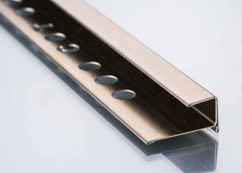 Edelstahl-Eckordnungs-Edelstahl-Rock-Brett-Linie TUV 10mm gebürstete