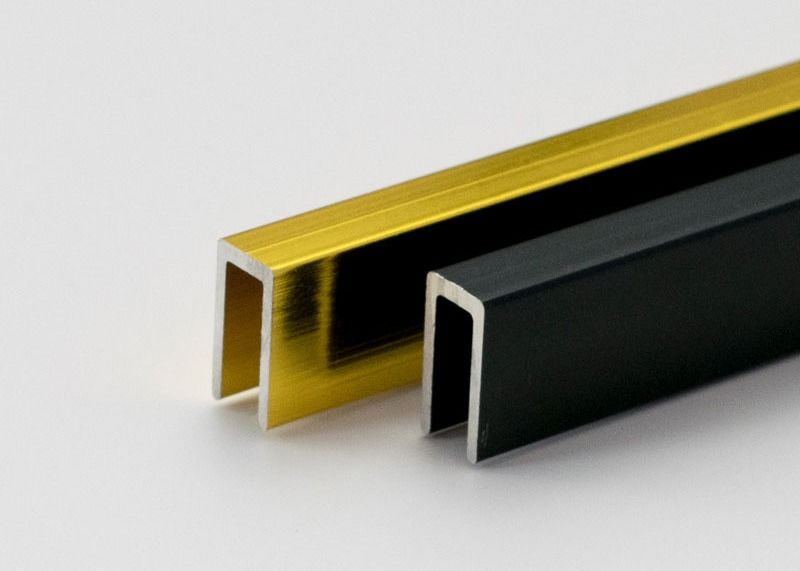Form-Kantenschutz-Aluminiumkeramikziegel-Ordnungs-Metallfliesen-Profil des luxuriösen Großhandelsentwurfs-Aluminiumu