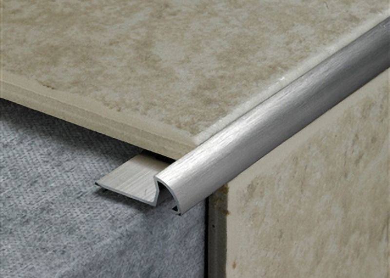 Antikollisionsstreifen decken keramische Marmorsteine umranden Bendable Aluminiumstreifen TUV mit Ziegeln