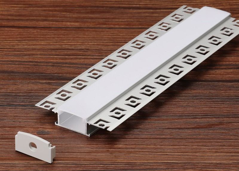 Geführtes vertieftes LED Aluminiumprofil der Streifen-Beleuchtungs-mit Sprengring