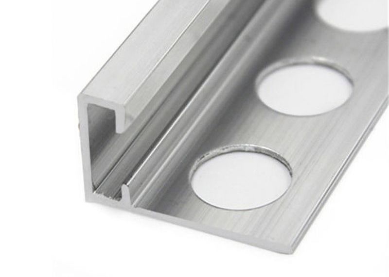 Aluminiumlegierungs-Metallfliese trimmt Innenausstattungs-Quadrat-Fliesen-Rand-Ecken-Zutat