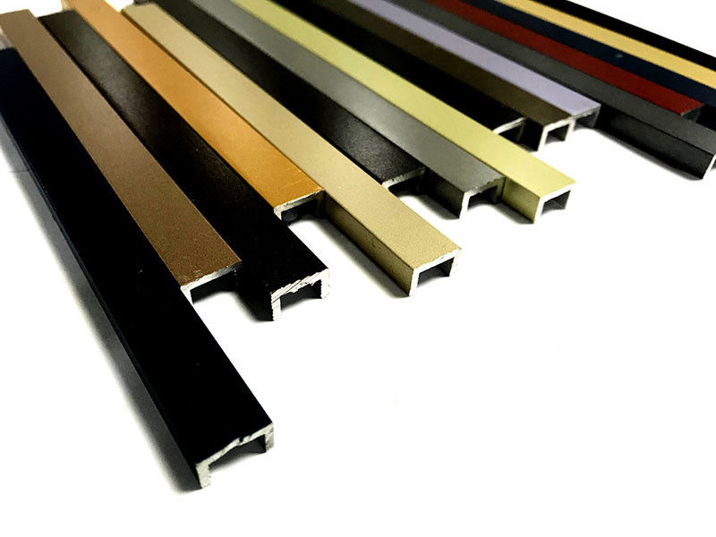 Aluminiumprofil-Fliesen-Ordnungs-Metallprofil-keramischer Rand-Aluminiumfliesen-Ordnung