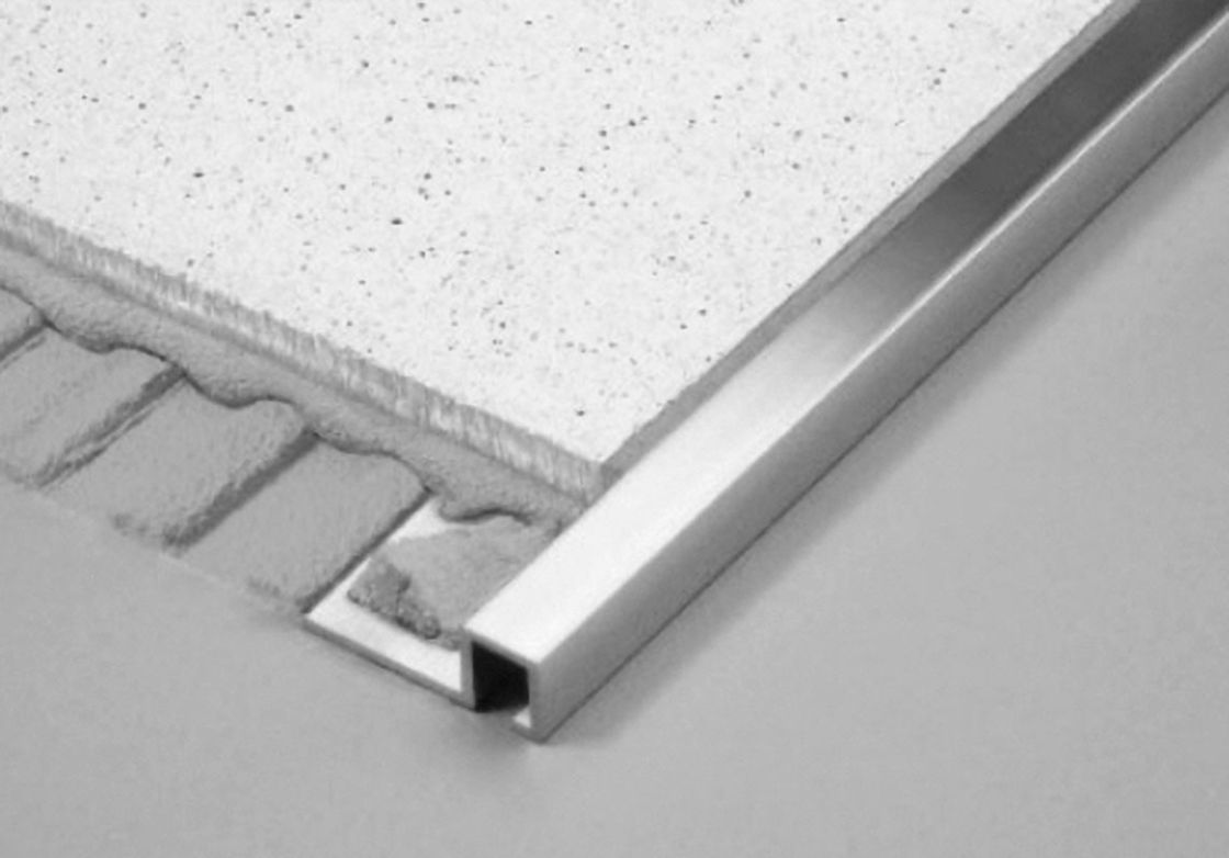 Aluminiumfliesen-Ecken-Rand-keramische Ecke deckt Aluminiumprofil-Keramikziegel-Ordnungs-Dekoration mit Ziegeln