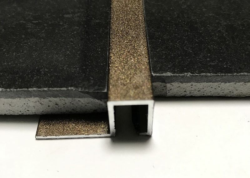 Aluminiumfliesen-Ecken-Rand-keramische Ecke deckt Aluminiumprofil-Keramikziegel-Ordnungs-Dekoration mit Ziegeln