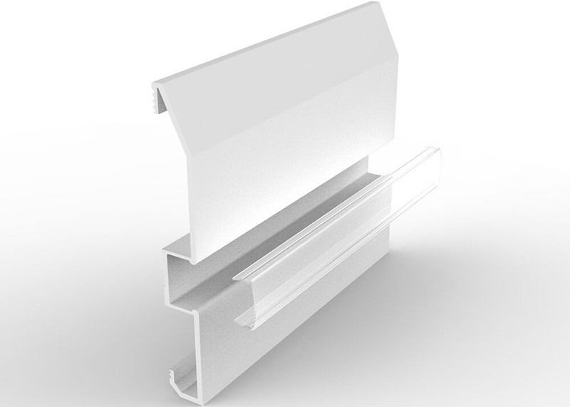 Elektrophorese führte Aluminiumverdrängungs-Profile für 10mm geführten Streifen