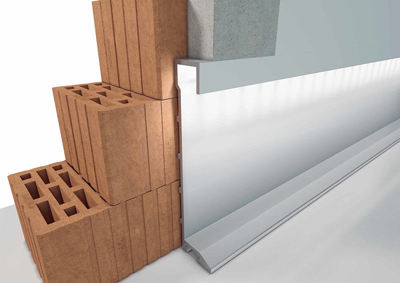 Aluminiumfußleiste-Küchen-Boden, der Aluminium-LED-Profil-Möbel-Boden umsäumt