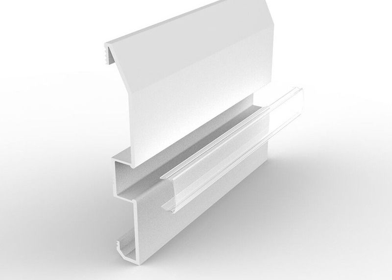 Elektrophorese Aluminium-LED profiliert Aluminiumfussleiste 80mm
