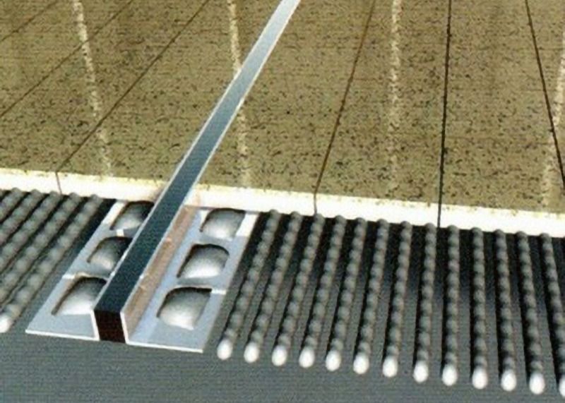 Keramische Aluminiumbewegungsfuge des Bodenbelag-10mm für Steinböden