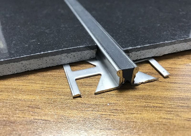 Keramische Aluminiumbewegungsfuge des Bodenbelag-10mm für Steinböden