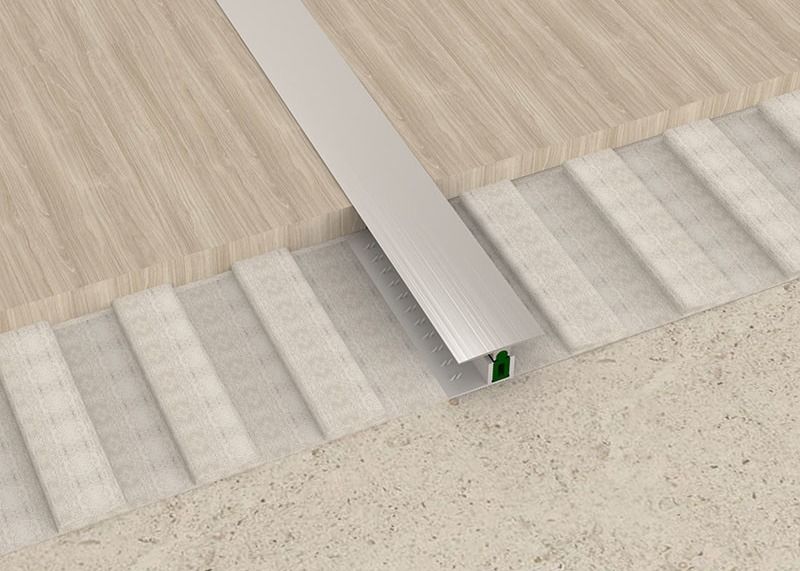 T formen Aluminiummetallübergangs-Streifen für Mosaik-Fliese