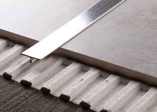 T formen Aluminiummetallübergangs-Streifen für Mosaik-Fliese