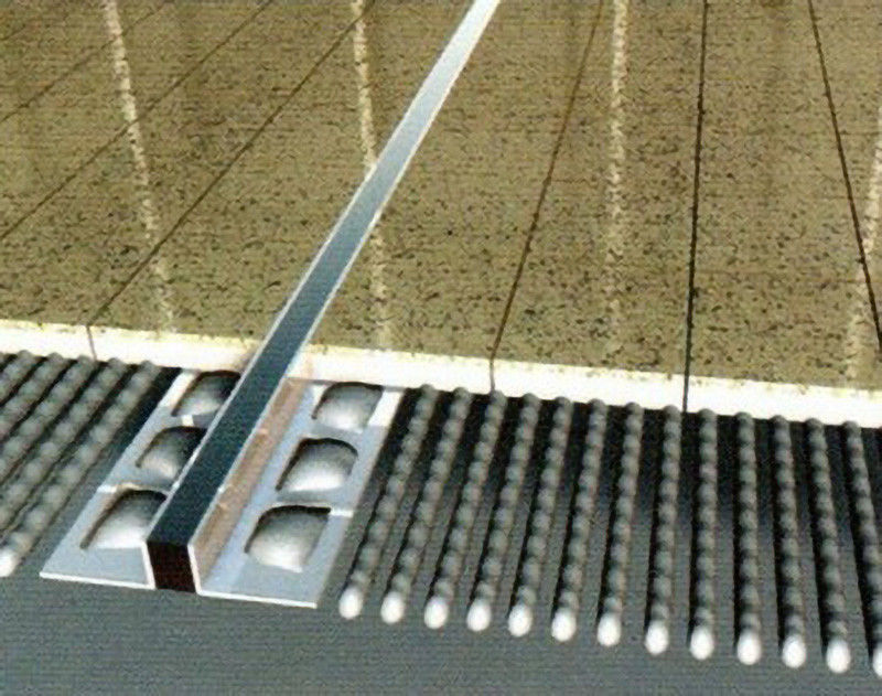 Edelstahl-Fliesen-Zusatz-flexible Edelstahl-Boden-Bewegungsfugen