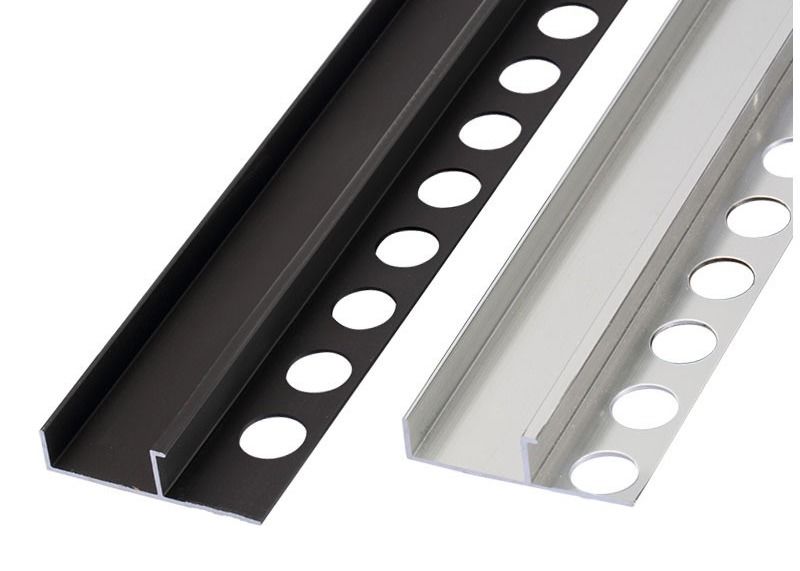 Einfach installieren Sie geführte Stangen-Fussleiste führte Streifen 100mm umsäumendes Aluminiumbunnings