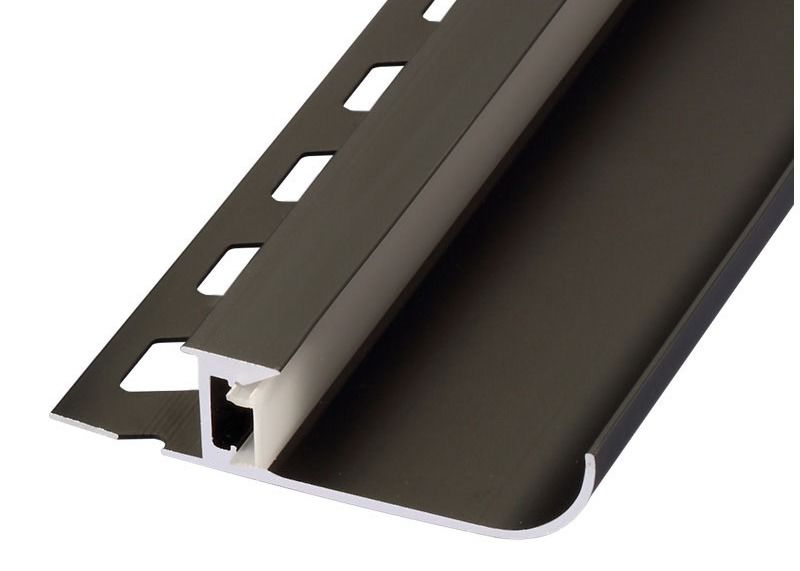 Einfach installieren Sie geführte Stangen-Fussleiste führte Streifen 100mm umsäumendes Aluminiumbunnings