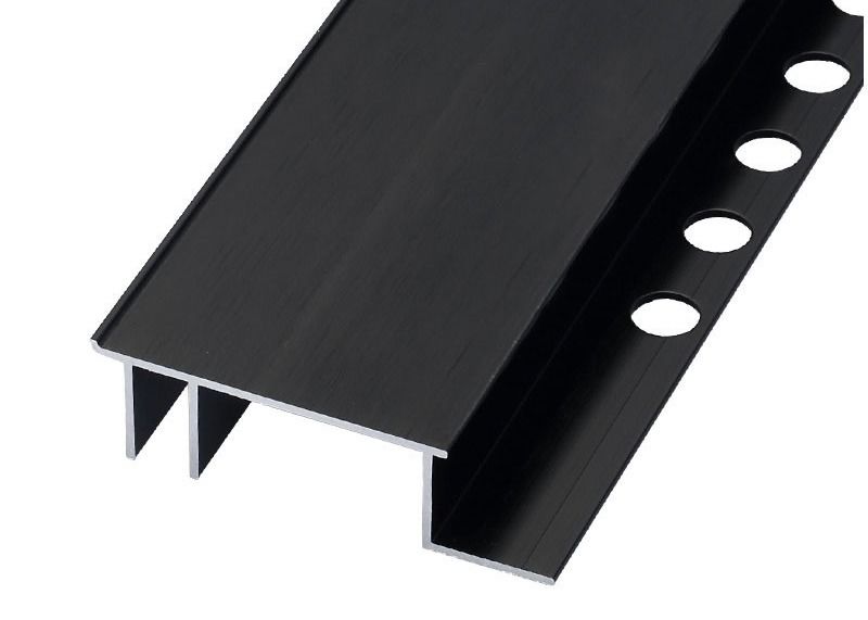 Einfach installieren Sie geführte Stangen-Fussleiste führte Streifen 100mm umsäumendes Aluminiumbunnings