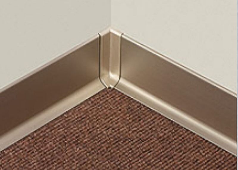 Einfach installieren Sie geführte Stangen-Fussleiste führte Streifen 100mm umsäumendes Aluminiumbunnings